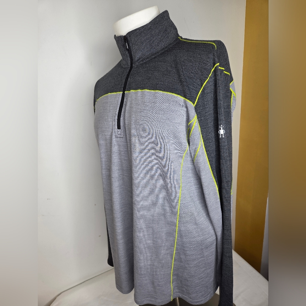 Smartwool Charcoal Gray Zip-Up Shirt